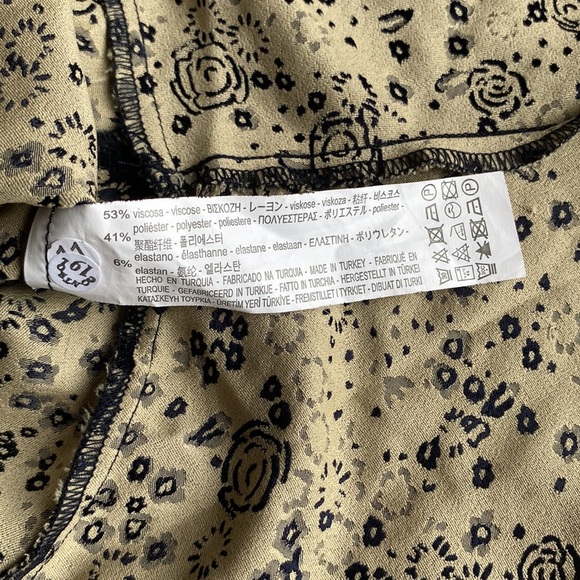 Zara Basic floral off shoulder mini dress - Picture 3 of 4